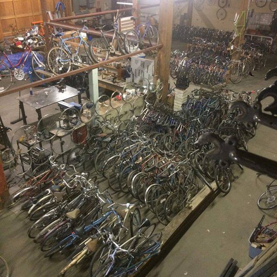 Bicycle Warehouse Clearance Sale