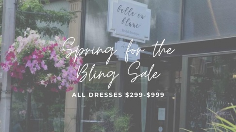 Belle en Blanc Spring for the Bling Sale