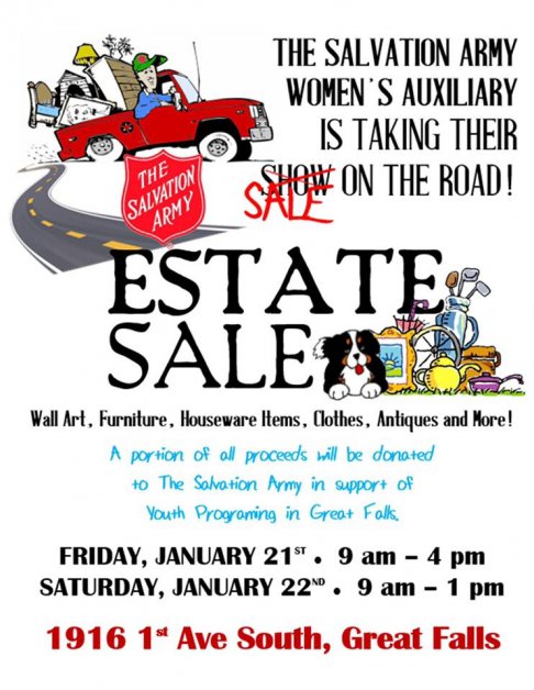 The Salvation Army Great Falls, Montana Estate Sale